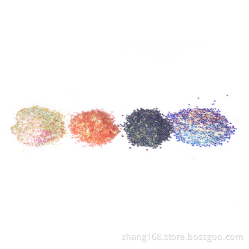 Color shifting hollow heart shape glitter Nail Art glitter for Art DIY